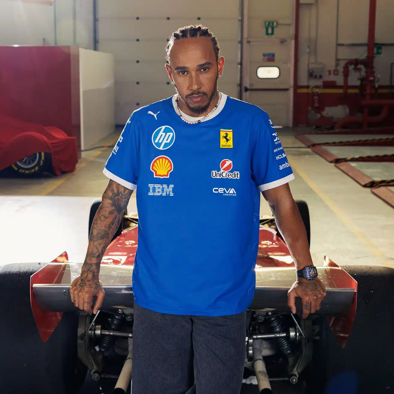 Scuderia Ferrari 2025 Monza Italian GP Team T-Shirt Special Edition - Image 3