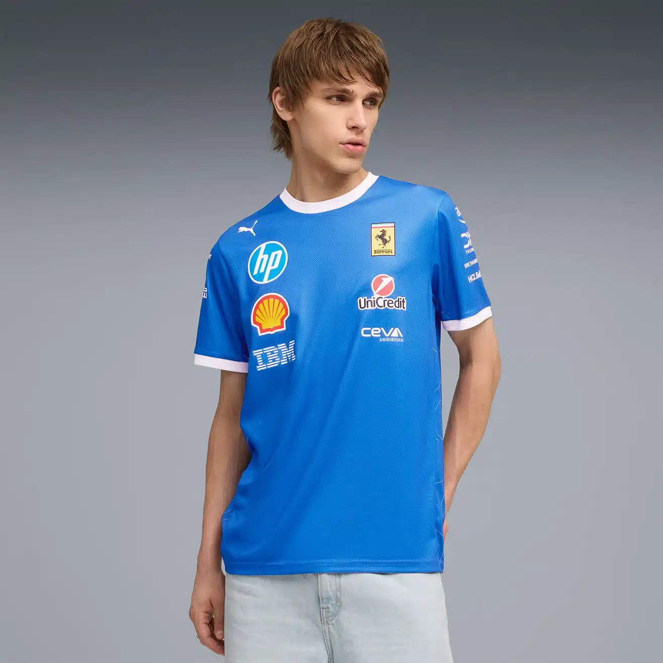 Scuderia Ferrari 2025 Monza Italian GP Team T-Shirt Special Edition - Image 5