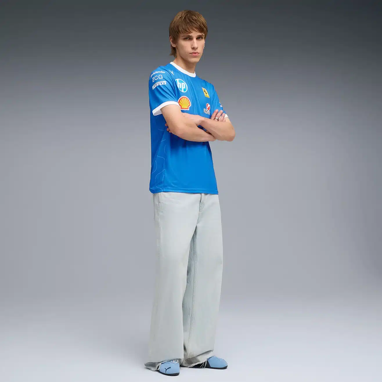 Scuderia Ferrari 2025 Monza Italian GP Team T-Shirt Special Edition - Image 6