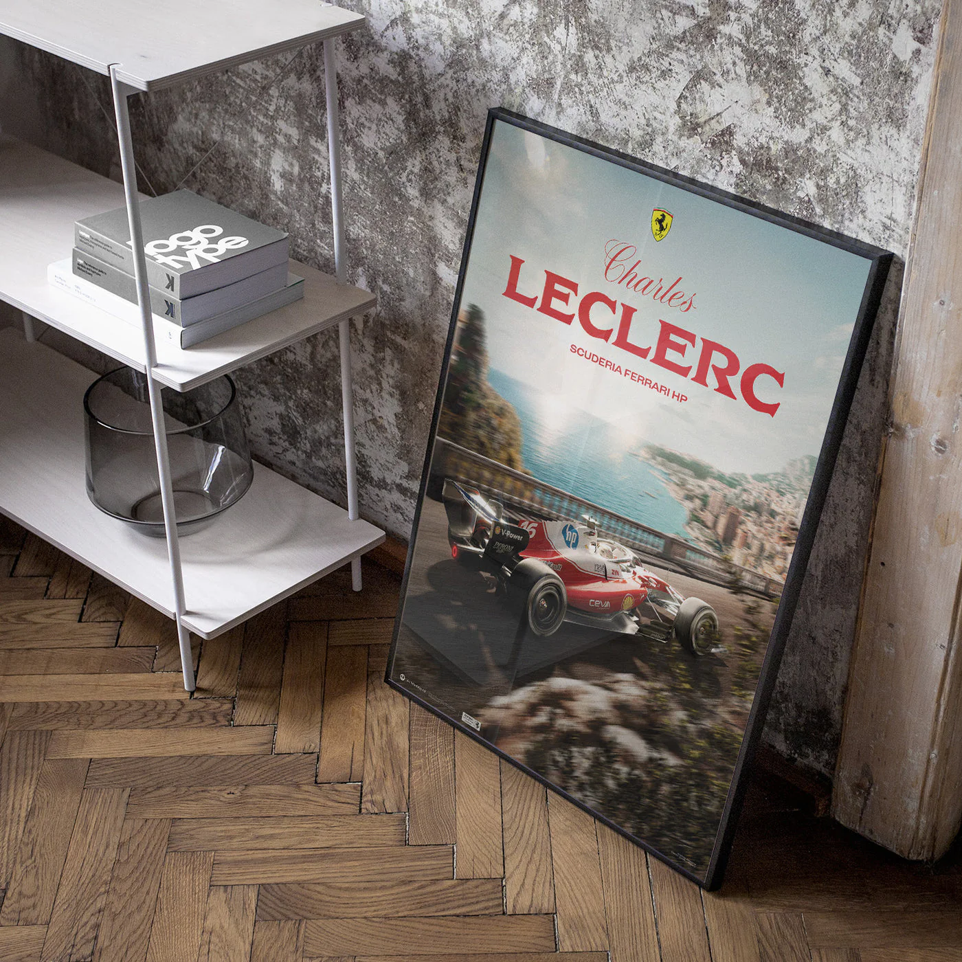 Scuderia Ferrari HP Charles Leclerc Monaco 2026 Automobilist Official Poster - Image 9