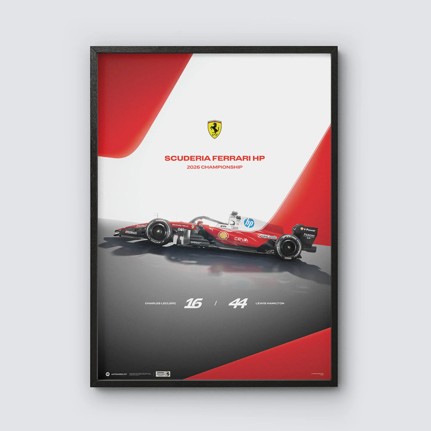Scuderia Ferrari HP SF-26 Automobilist Official Poster - Image 3