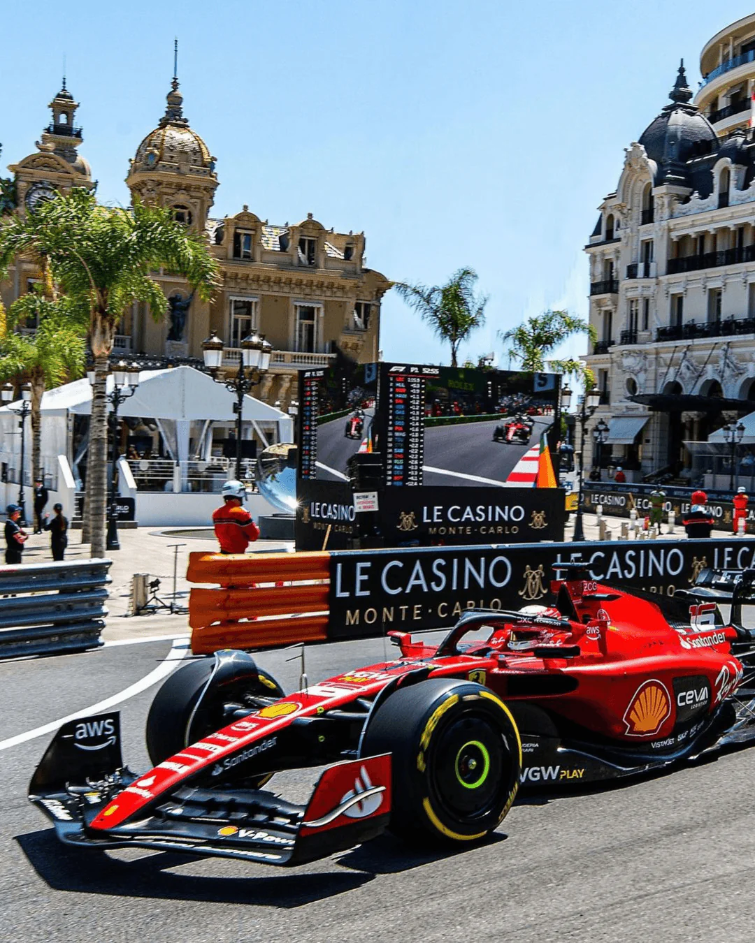 Scuderia Ferrari SF-23 Charles Leclerc Monaco GP 2023 F1 Looksmart Model Car - Image 4
