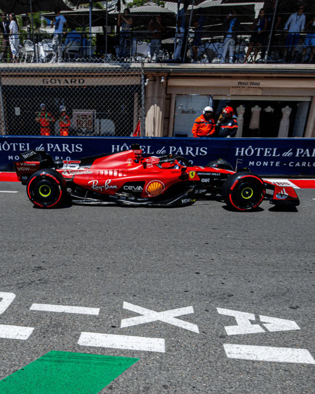 Scuderia Ferrari SF-23 Charles Leclerc Monaco GP 2023 F1 Looksmart Model Car - Image 6