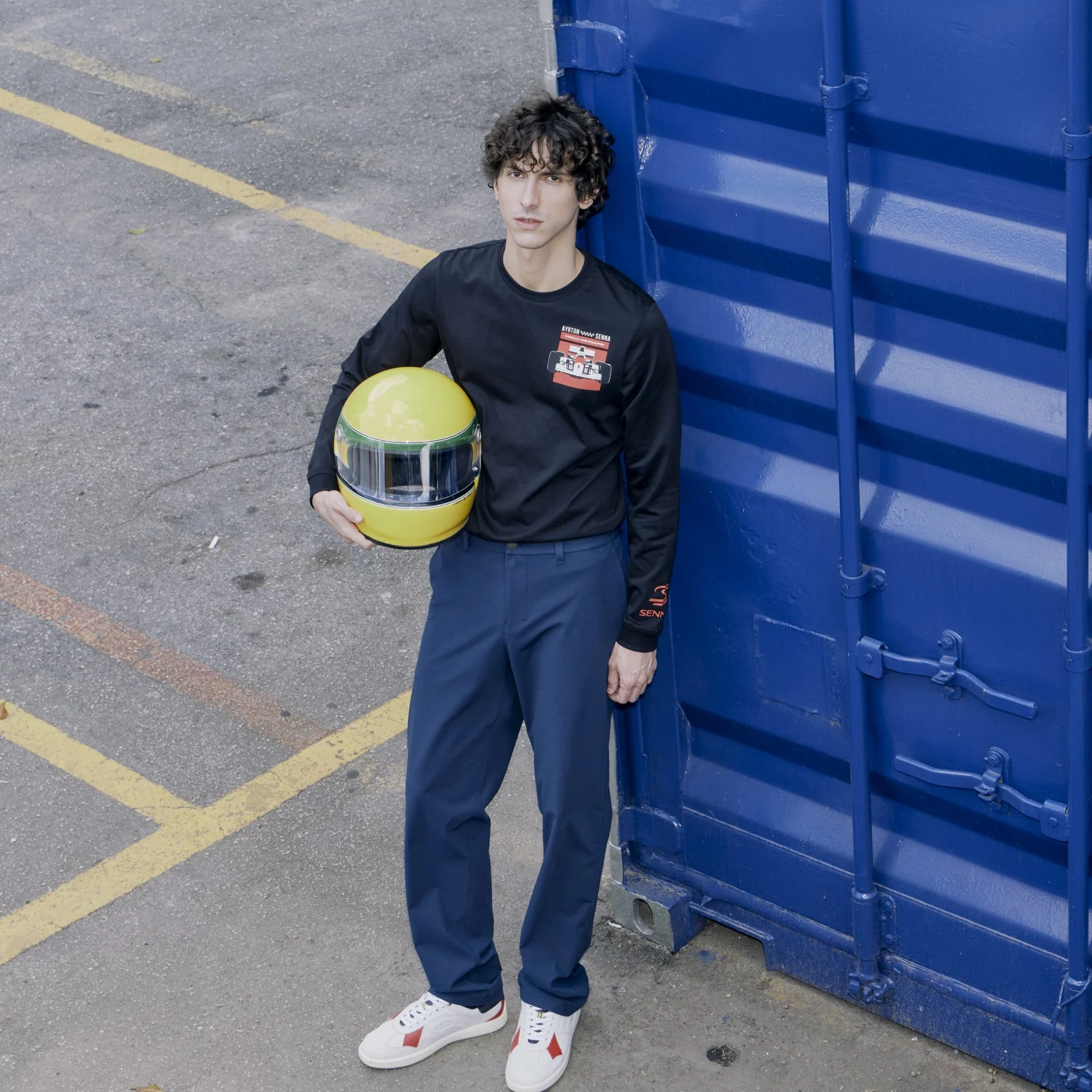 Senna 2026 Formula 1 Long Sleeve Tee (Black) - Image 5