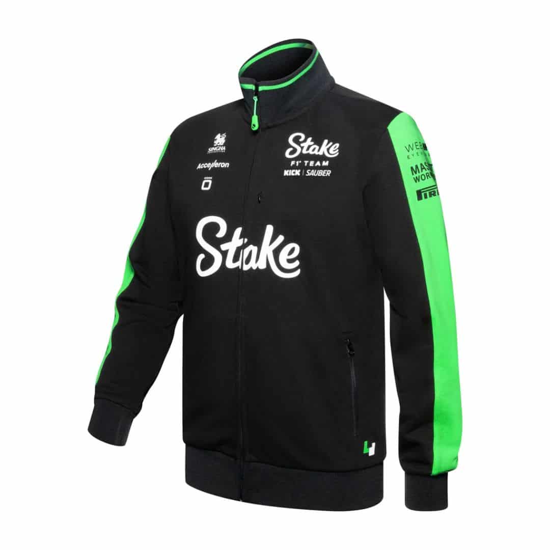 Stake F1 Kick Sauber 2024 Team Full Zip Sweat Jacket - Image 3
