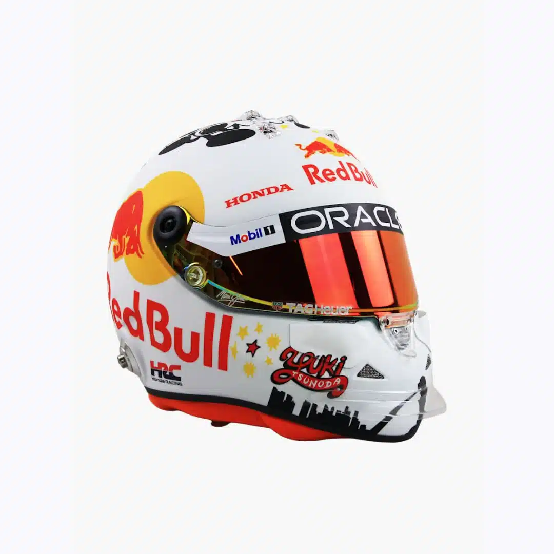 Yuki Tsunoda Helmet Singapore GP 2025 - Red Bull Racing - Schuberth Helmets Model - Image 2